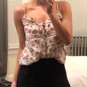 Forever 21 flowery tank top size M